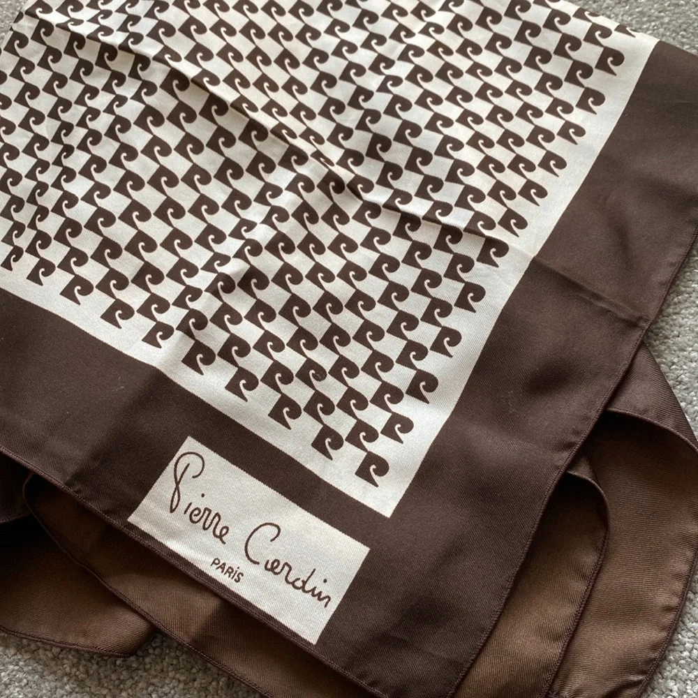 Vintage Pierre Cardin Square Scarf - Picture 7 of 7